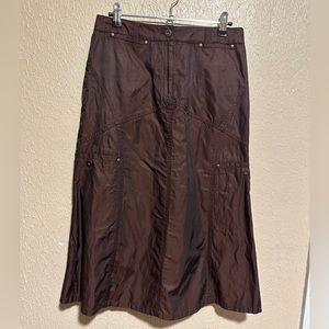 Spanner Skirt‎ Metallic Size 6 Cargo Style